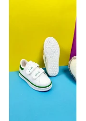 Nstil حذاء رياضي رجالي باللون الأخضر - خياطة فيلكرو، نعل سميك، حذاء رياضي مريح وخفيف الوزن 525pf