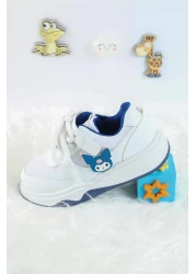 Moda Lime حذاء رياضي للأطفال للجنسين بتصميم خاص من Kuromi برباط وشريط فيلكرو