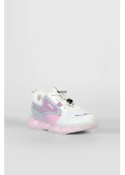 Vicco Corn Basic Girls Preschool White/Pink Sneakers