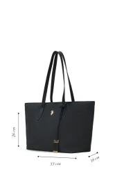 U.S. Polo Assn. Black Women's Shoulder Bag Us25655