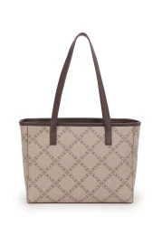 U.S. Polo Assn. حقيبة كتف نسائية باللون البني المنك موديل Us3118 - حصريًا عبر الإنترنت