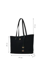 U.S. Polo Assn. Black Women's Shoulder Bag Us25625