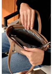 Just Polo حقيبة يد وكتف طويلة بحزام متقاطع للنساء مكونة من 3 أقسام