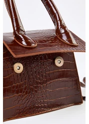  Shoes Tan Textured Cross Strap Women's Mini City Bag Twoaw25Oc00000