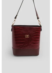 Marjin Women's Shoulder Bag Vesla Claret Red