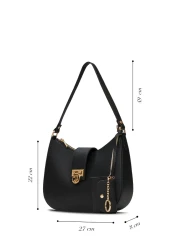 U.S. Polo Assn. Black Women's Shoulder Bag Us25546