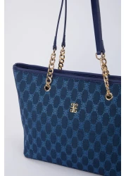 Pierre Cardin حقيبة كتف نسائية من الدنيم 05PO23K1666