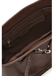 Derimod حقيبة كتف كلاسيكية بنية اللون للنساء 25SBD 248118