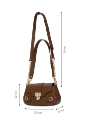 U.S. Polo Assn. A.Brown Women's Shoulder Bag Us25586