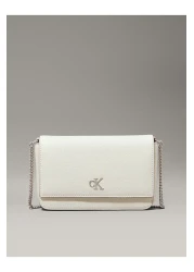 Calvin Klein Minimal Monogram Ew Flap Ph/Cb19 Shoulder Bag