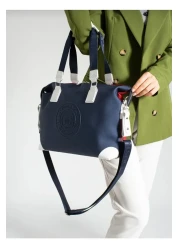 Just Polo حقيبة كتف نسائية كبيرة الحجم من Justpolo مع حزام طويل قابل للتعديل