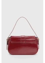 Housebags براءات الاختراع والجلود الكرز حزام قابل للتعديل انغلق حقيبة الكتف 263