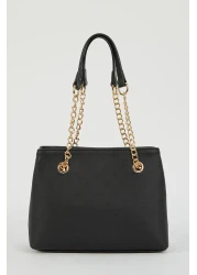 Pierre Cardin Print Black Women's Shoulder Bag 05PO23Y1712