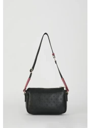 Pierre Cardin حقيبة كتف نسائية فلوتر باللون الأسود فوسيا 05PO22Y1539