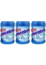 MENTOS SUGAR FREE PURE FRESH FRESH MINT CHEWING GUM 10 DRAGEES