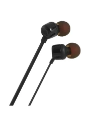 JBL Tune 110 Headphones Wired In-Ear Deep And Powerful Pure Bass Sound Black