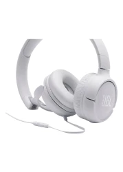JBL Tune 500 Wired Headphone With Deep Pure Bass Sound White