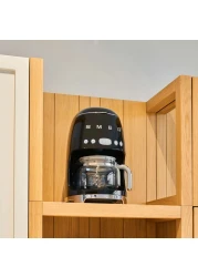 سميغ فيفتيز ستايل ماكينة تحضير قهوة مفلترة بالتنقيط بقوة 1050 واط - أسود DCF02BLUK