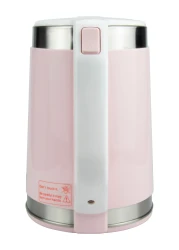 Sonashi 1.8L Cordless Kettle - Stainless Steel Kettle with Double Layer Body, 360-Degree Swivel Base - Auto Shutdown, Power On/Off Indicator Light Feature, 2200W SKT-1808N Black