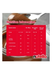 Nutella Hazelnut Chocolate Breakfast Spread Jar 750g