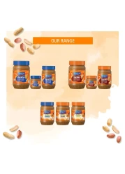 American Garden Natural Vegan Gluten Free Crunchy Peanut Butter Spread, 454g