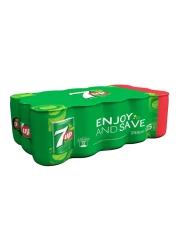 7UP Carbonated Soft Drink Can 155ml Pack of 15