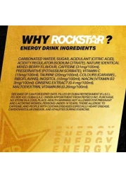 Rockstar Original Energy Drink 250ml Pack of 6