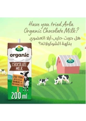 Arla Organic Full Fat Milk Multipack, 200ml Pack of 6