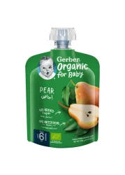 Gerber Organic Puree with Pear, 90g