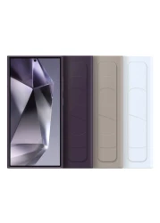 سامسونغ حافظة هاتف بتصميم قبضة واقفة لهاتف غالاكسي أس24 ألترا - بنفسجي