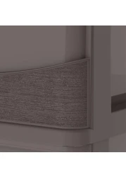 كوزموبلاست سيدارغرين خزانة تخزين من 5 طبقات مع أدراج وعجلات مقاس 50 × 40 × 114 سم - بني داكن