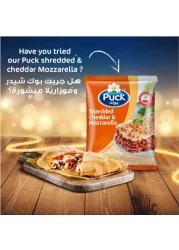 Puck Shredded Mozzarella Cheese, 180g Pack Of 2