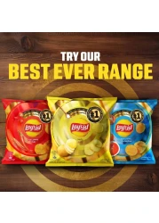 ليز شيبس البطاطس بالملح 21 غرام، حزمة من 12