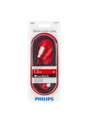 Philips SWA2521W/10 Stereo Audio Cable 1.5m Male Black
