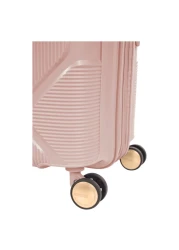 أميركان توريستر حقيبة سفر صلبة بعجلات إنستاغون سبينر باللون الخوخي الزهري 81 سم