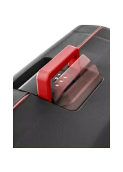 أمريكان توريستر تريبوس حقيبة سفر بأربع عجلات وبهيكل صلب للأمتعة الكبيرة بطول 78 سم باللون الرمادي الداكن