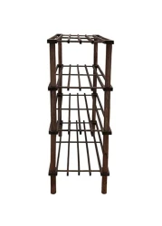 Feelings 4 Layer Wooden Shoe Rack Brwon
