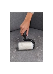 سكوتش برايت بكرة لاصقة للغاية لإزالة شعر الحيوانات الأليفة من الأسطح المسطحة - أسود