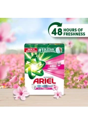 أريال كور + مسحوق غسيل سريع الذوبان للغسالة الأوتوماتيكية برائحة زهور داوني 2.5 كغ، حزمة من 4
