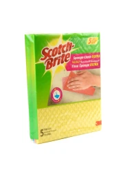 سكوتش-برايت إسفنجة قماشية فائقة متعددة الإستعمال 5 قطع