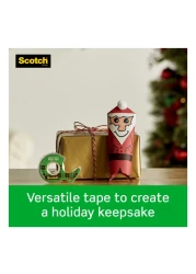 سكوتش ماجيك شريط لاصق مع موزع بلاستيكي 104 بقياس 0.5x450 بوصة 3M