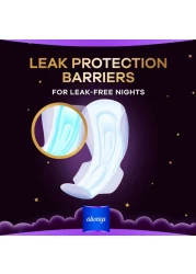 Always Dreamzz Pad Clean And Dry Maxi Thick Heavy Night Long Sanitary Pads With Wings White 20 Pads