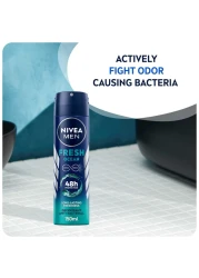 NIVEA MEN Deodorant Spray for Men Fresh Ocean Aqua Scent 150ml