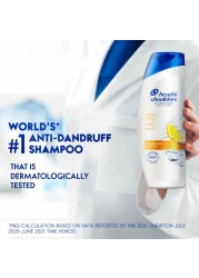 Head &amp; Shoulders Citrus Fresh Anti-Dandruff Shampoo for Greasy Hair 600ml