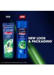 شامبو وبلسم كلير ٢في١ للرجال، شامبو ضد القشرة، هيربال إنفيوجن، شعر ١٠٠٪ بدون قشرة^، وفروة رأس مغذاة، 200 مل