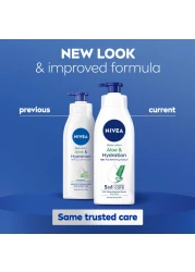 نيفيا لوشن ترطيب الجسم بالصبار للبشرة العادية إلى الجافة 400 ملل