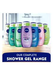NIVEA Shower Gel Body Wash Fresh Powerfruit Antioxidants Blueberry Scent 250ml Pack of 2
