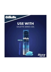 Gillette Blue II Plus Men's Disposable 10 Razors