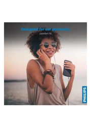 Philips 1000 Series Wired In-Ear Headphones TAUE101BK White