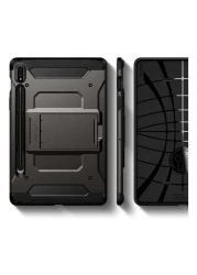 Spigen Tough Armor Pro Case For Samsung Galaxy Tab S8 S7 Gunmetal